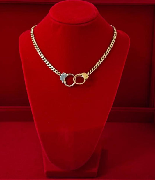 Woman Necklace  14k