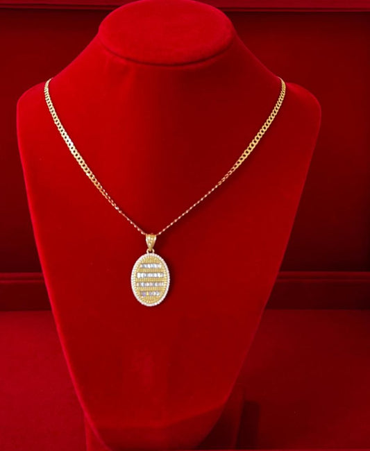 Woman Necklace  14K