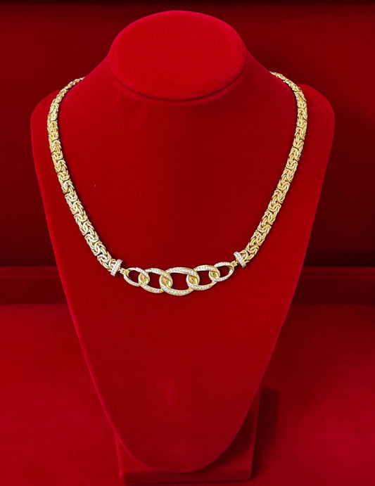 Woman Necklace 14K